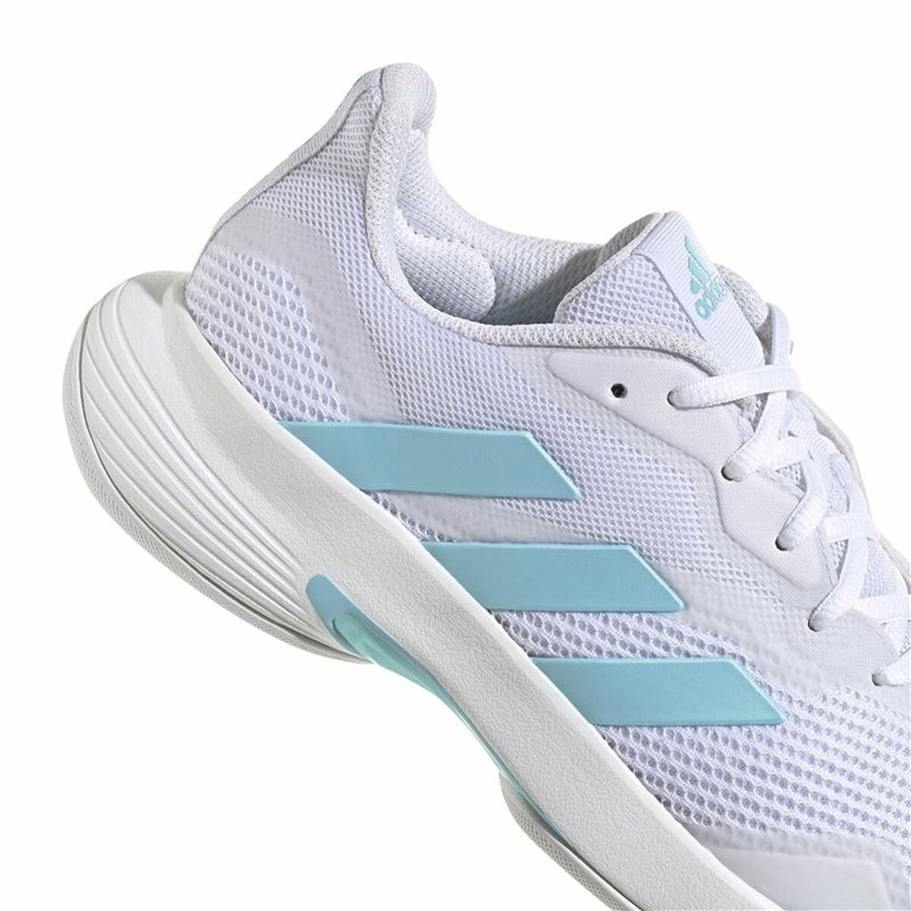Adidas Courtjam Control Women's Tennis Shoes - White - product view 4