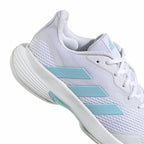 Adidas Courtjam Control Women's Tennis Shoes - White - product view 4
