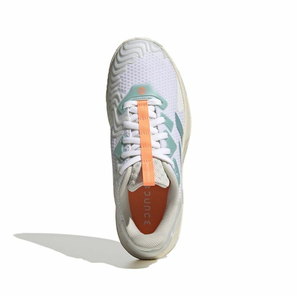 Adidas Control Solematch Women's Tennis Shoes - White - product view 9