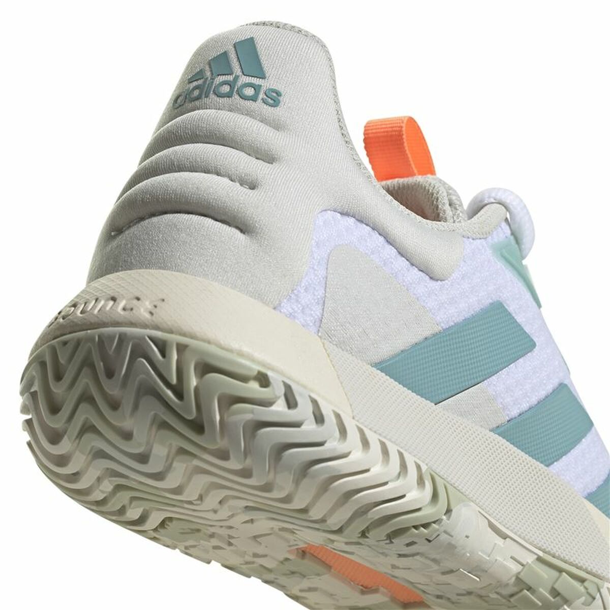 Adidas Control Solematch Women's Tennis Shoes - White - product view 4