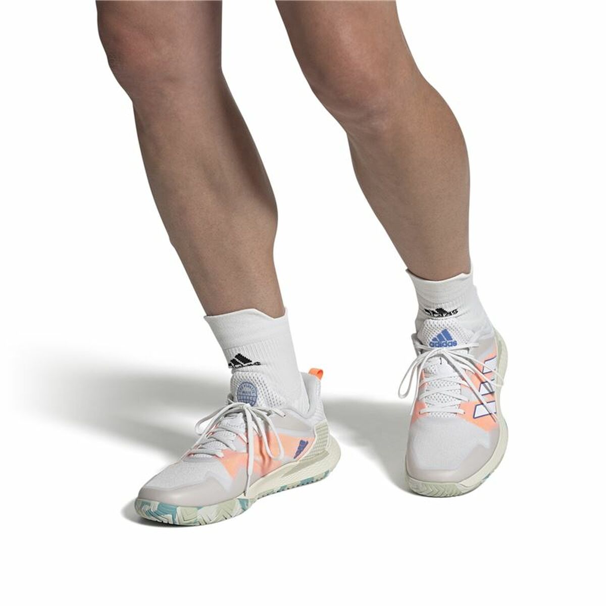 Adidas Defiant Speed Men's Tennis Shoes - White - S6481639 - product view 5