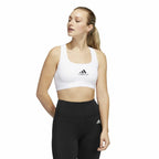 Adidas Sports Bra Powerreact Training Women's Sports Bra - White - product view 6