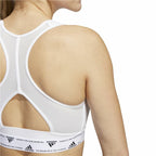 Adidas Sports Bra Powerreact Training Women's Sports Bra - White - product view 2