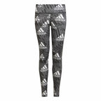 Adidas Designed To Move Grey Kids' Leggings - Black