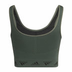 Adidas Sports Bra Aeroknit Women's Sports Bra - Olive - product view 13
