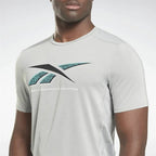 Men’s Short Sleeve T-Shirt Reebok Activchill Graphic