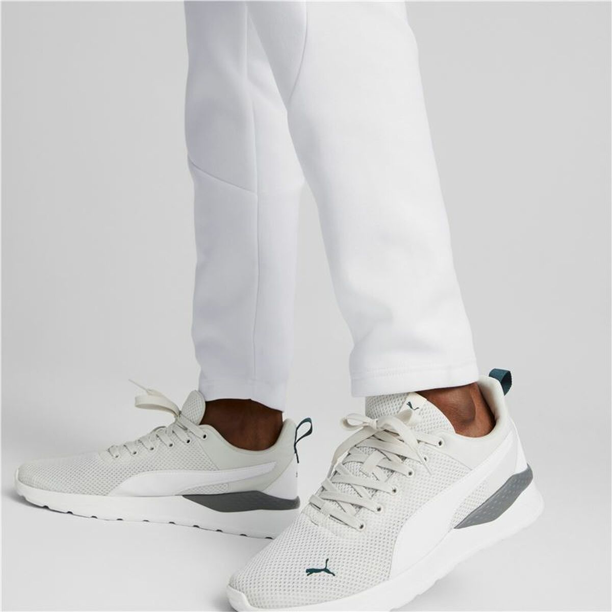 Long Sports Trousers Puma White Men