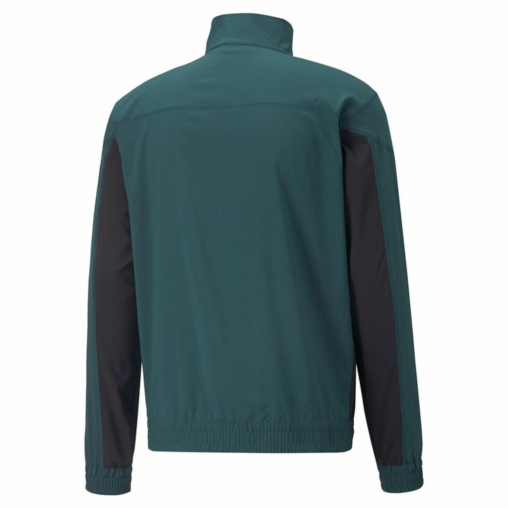 Puma Herren-Sweatshirt without Hood Fit Woven Training Grün – Produktansicht 2