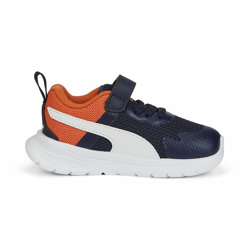 Sports Shoes for Kids Puma Evolve Run Mesh Navy Blue