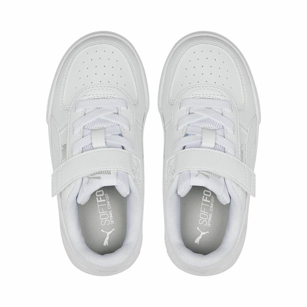Sports Shoes for Kids Puma Caven White
