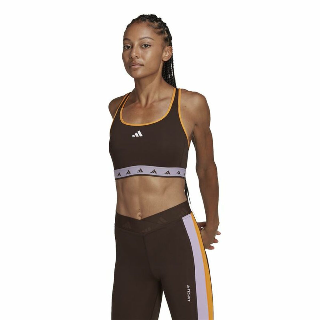 Adidas Sports Bra Hyperglam Powerreact Women's Sports Bra - Black - product view 15