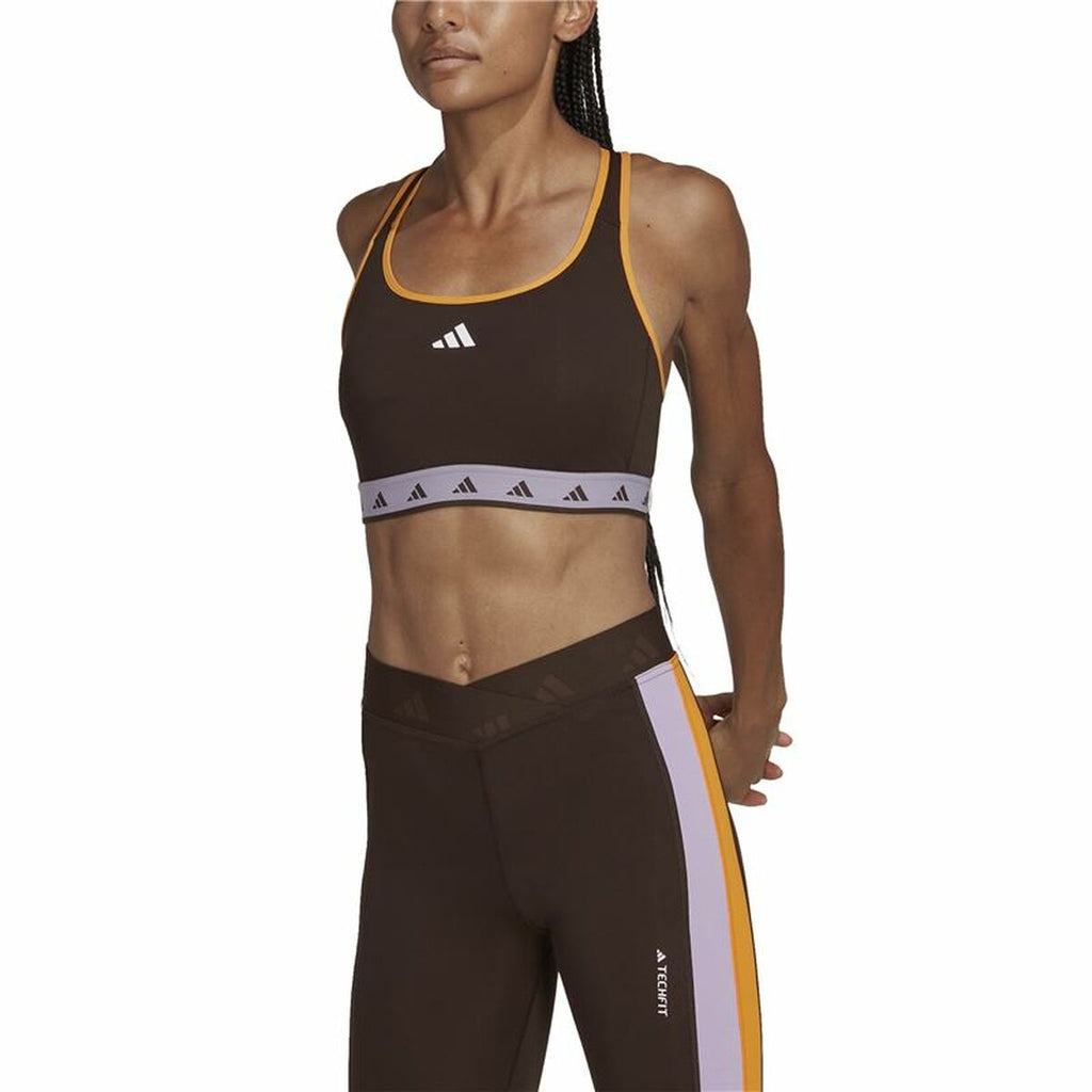 Adidas Sports Bra Hyperglam Powerreact Women's Sports Bra - Black - product view 13