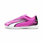 Puma Kinder-Indoor Fußball Schuhe Ultra Play Weiß Dunkel Rosa Kinder-Unisex – Produktansicht 1