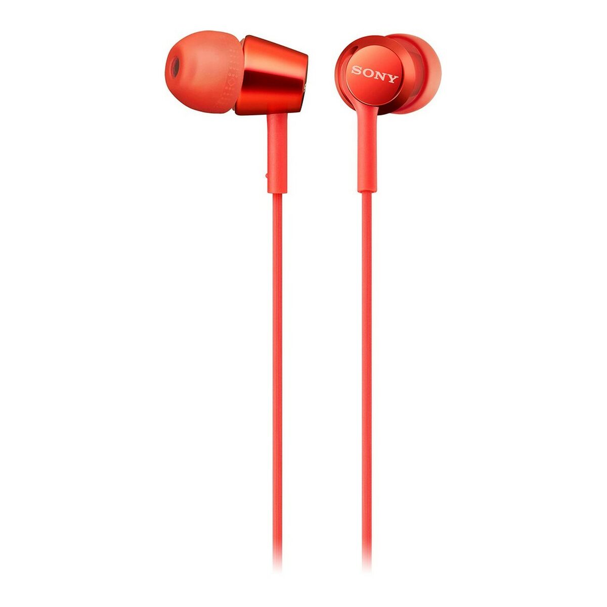 Sony Headset MDR-EX155AP Rot – Produktansicht 1
