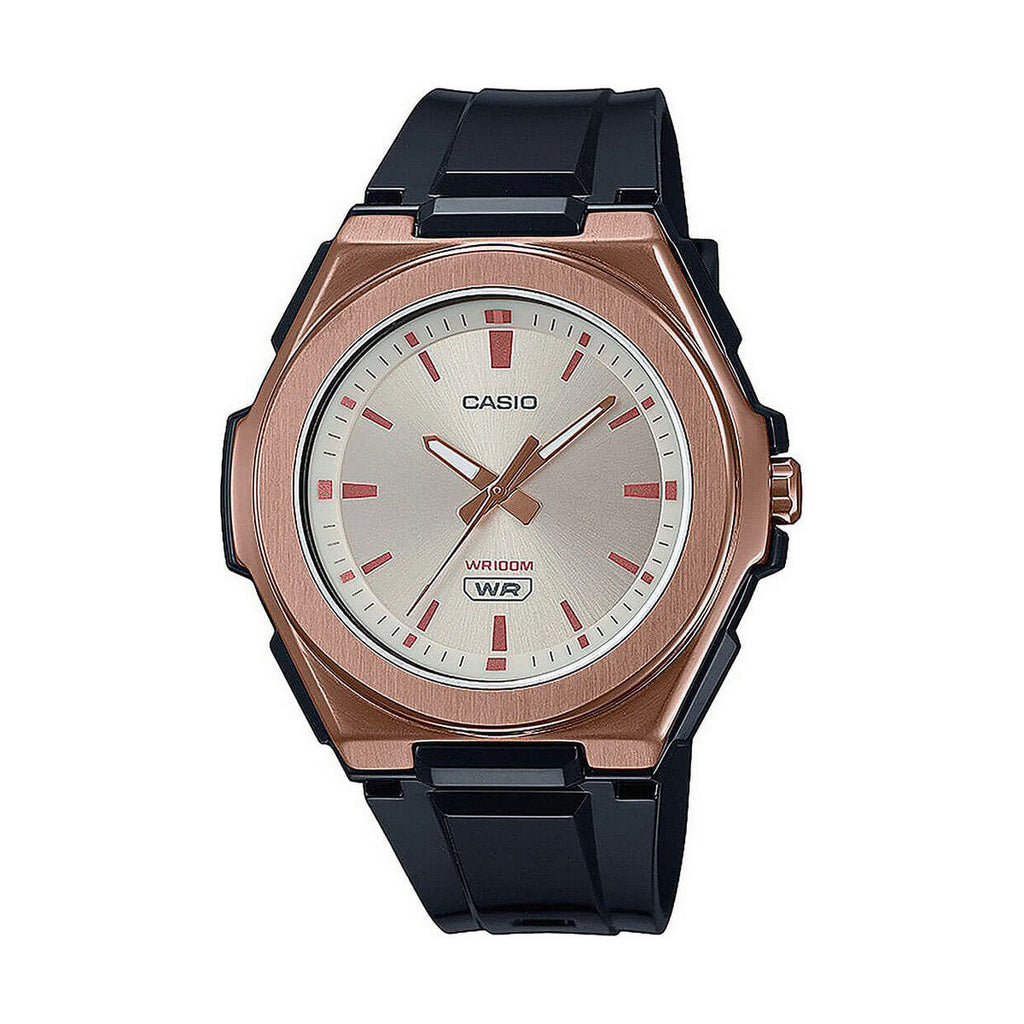 Unisex Watch Casio LWA-300HRG-5EVEF Black Rose Gold