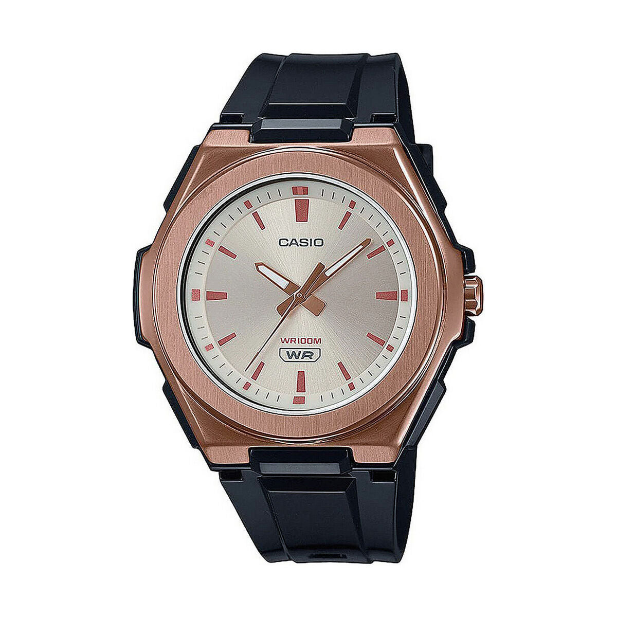 Unisex Watch Casio LWA-300HRG-5EVEF Black Rose Gold