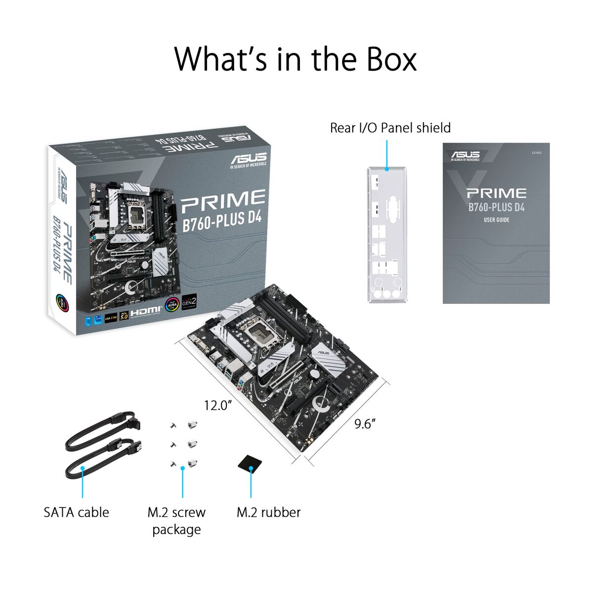 Asus Mainboard PRIME B760-PLUS D4 LGA 1700 – Ansicht 5
