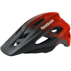 Reebok Erwachsenen-Cycling Helm Schwarz Rot Visor – Produktansicht 1