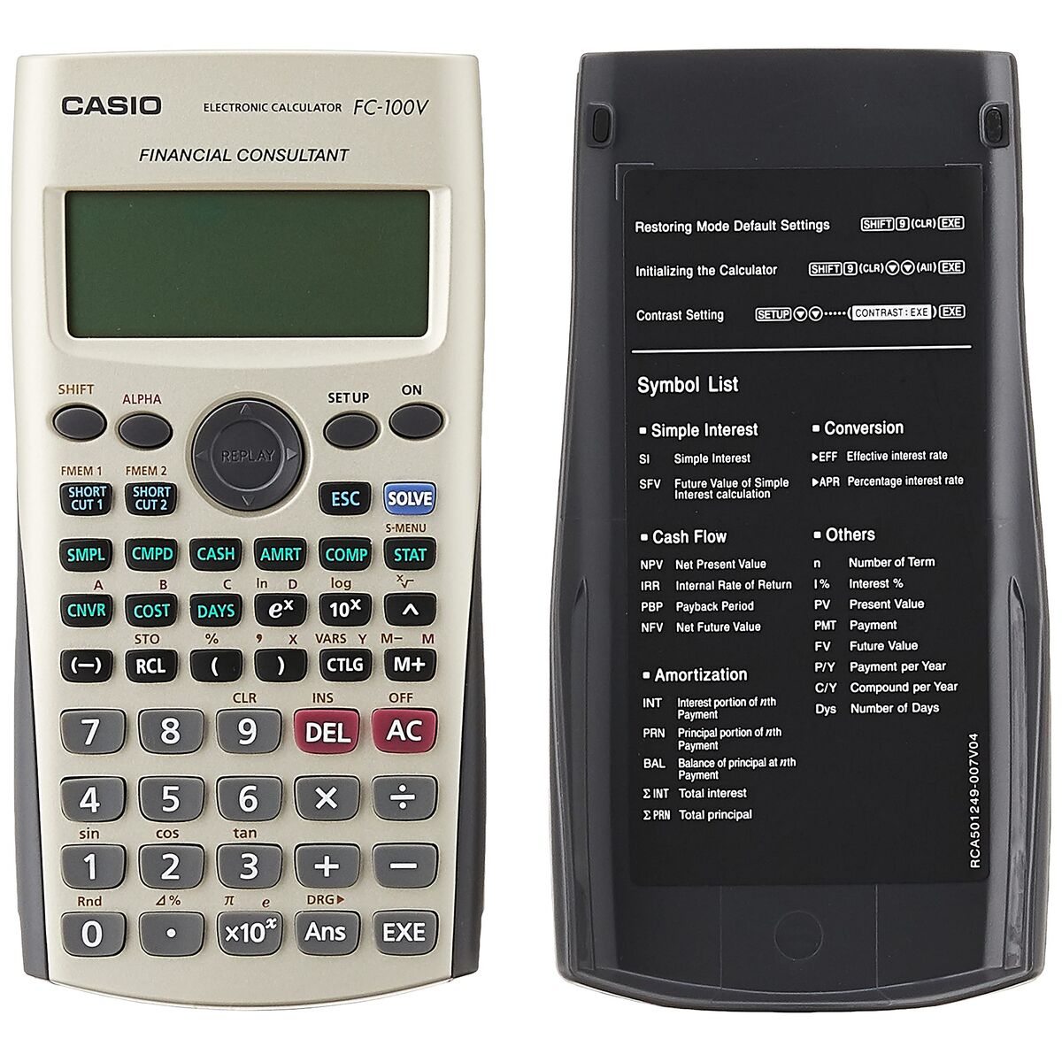 Casio Financial Calculator FC-100V – Produktansicht 6