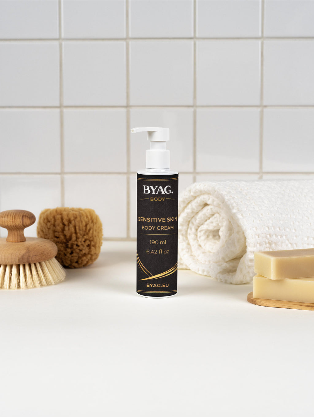 BYAG. Herren Körpercreme für sensible Haut – Sanfte Pflege – Produktansicht 5