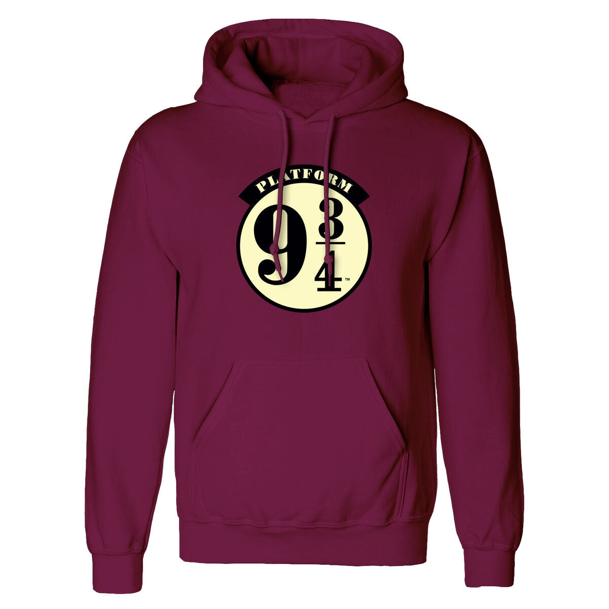 Harry Potter Unisex-Hoodie Platform 9 & 3 Quarters Burgundy – Produktansicht 1