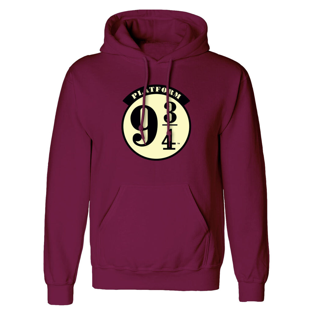Unisex Hoodie Harry Potter Platform 9 and 3 Quarters Burgundy – Produktbild 1
