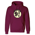 Unisex Hoodie Harry Potter Platform 9 and 3 Quarters Burgundy – Produktbild 1