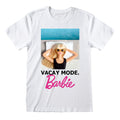 Barbie Kurzarm-T-Shirt Vacay Mode Weiß Unisex – Produktansicht 1