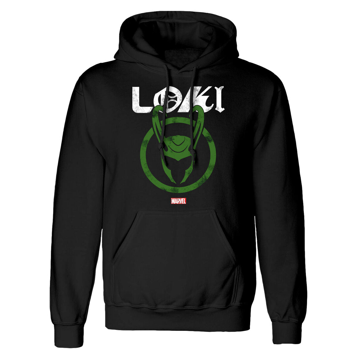 Unisex Hoodie Marvel Distressed Logo Schwarz – Produktbild 1