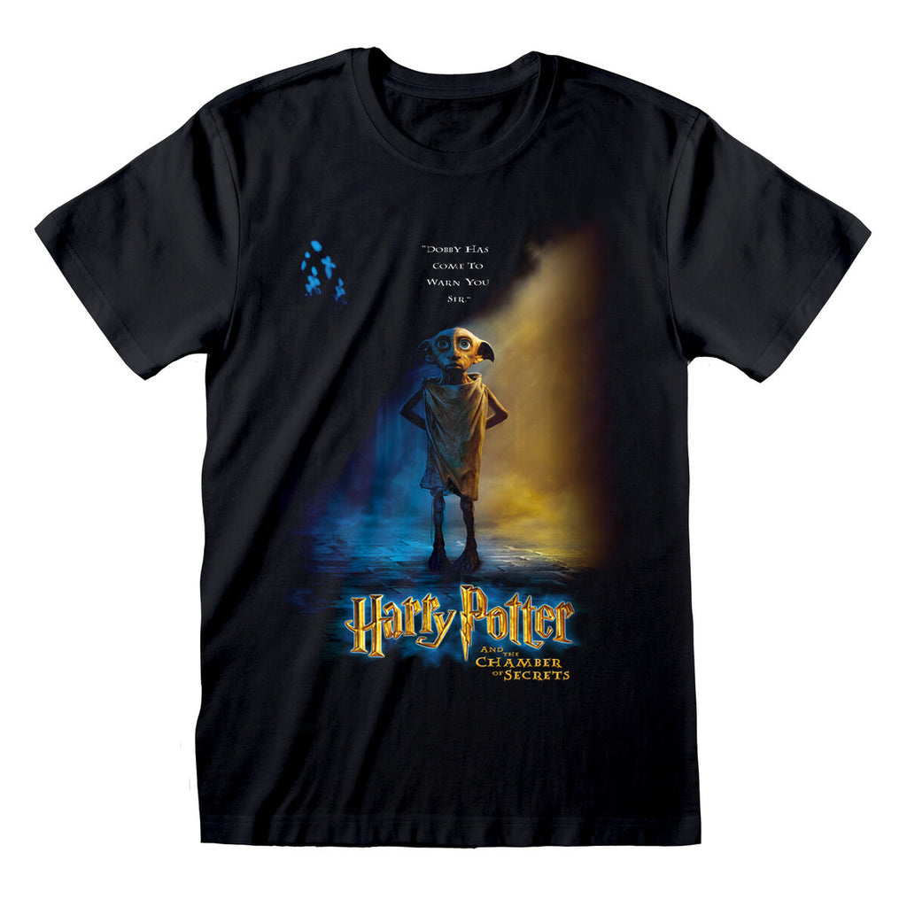 Short Sleeve T-Shirt Harry Potter Dobby Poster Schwarz Unisex – Produktbild 1