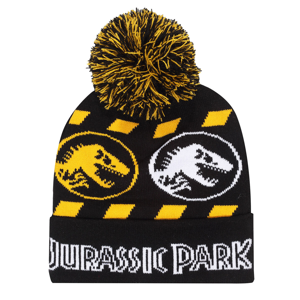 Jurassic Park Hut Hazard Snow Beanie Schwarz – Produktansicht 1