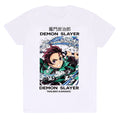 Short Sleeve T-Shirt Demon Slayer Whirlpool Weiß Unisex – Produktbild 1