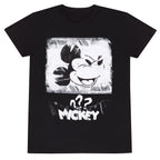 Mickey Mouse Unisex Kurzarm-T-Shirt Poster Style Schwarz – Produktansicht 1