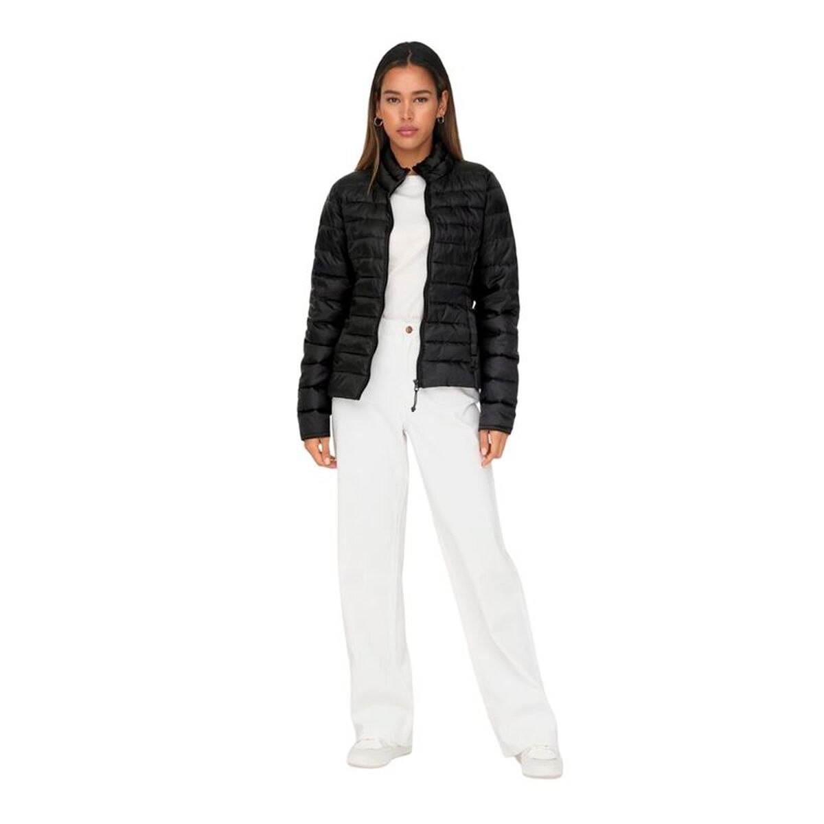 Only Damen-Sportjacke Onltahoe Quilted Schwarz – Produktansicht 3