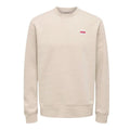 Only & Sons Herren-Sweatshirt without Hood Onsdawson Reg Crew Vd Weiß – Produktansicht 1