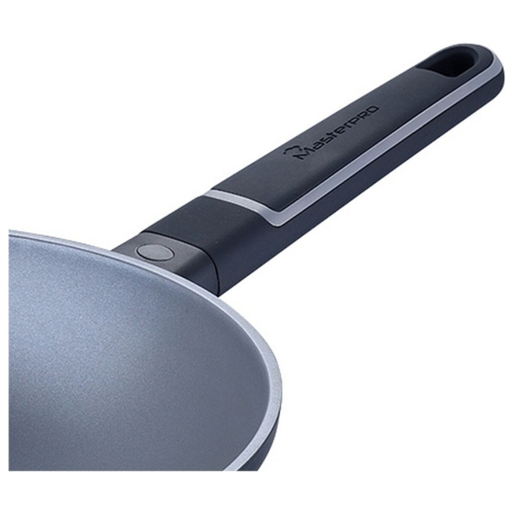 Masterpro Wok Pfanne Indigo Schwarz Aluminium (Ø 28 cm) – Produktansicht 3