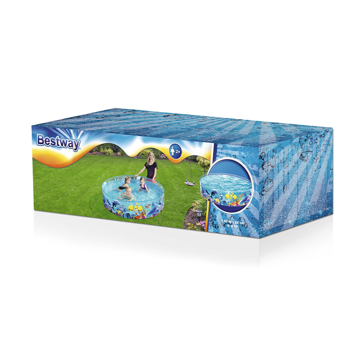 Bestway Aufblasbares Planschbecken für Kinder Navy – Mehrfarbig – Produktansicht 2