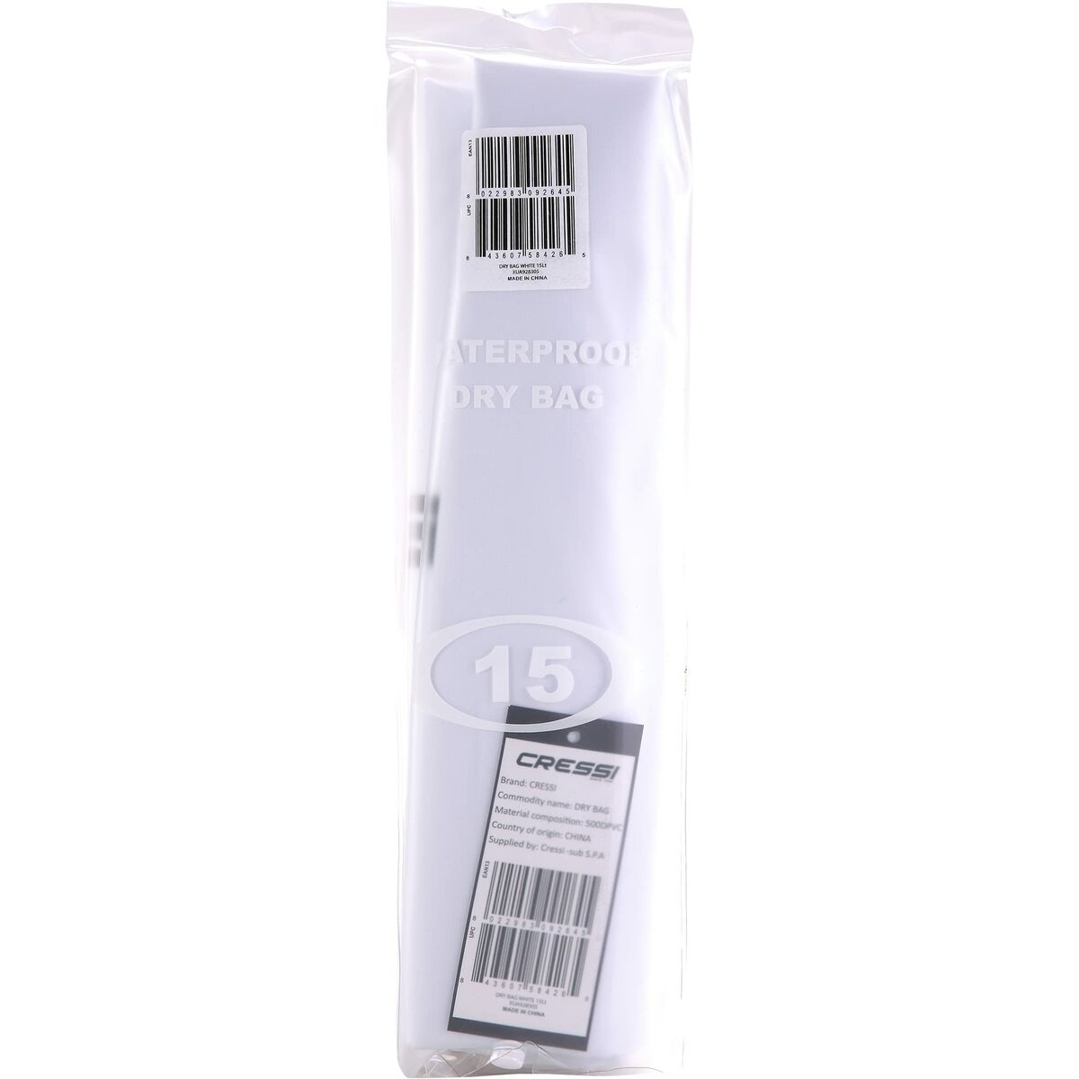 Cressi-Sub Wasserdicht Tasche PVC Weiß 15 L – Produktansicht 4