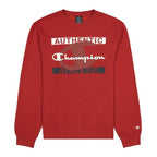 Men’s Sweatshirt without Hood Champion Authentic Athletic Red