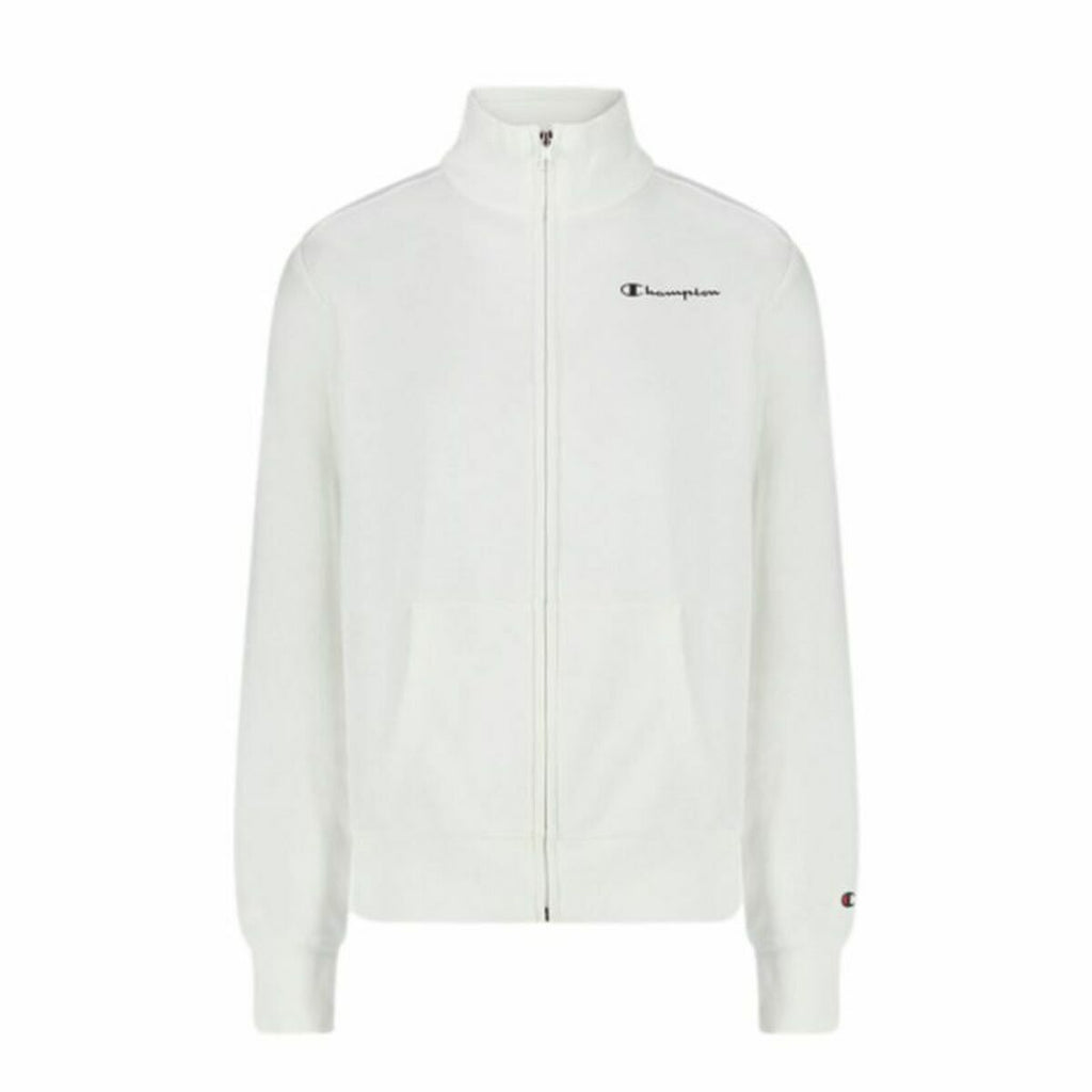 Women’s Sweatshirt without Hood Champion Full Zip White