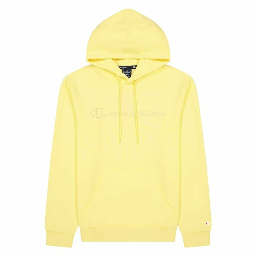 Men’s Hoodie Champion Script Logo Hoodie M Yellow