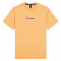 Short Sleeve T-Shirt Champion Crewneck M Orange