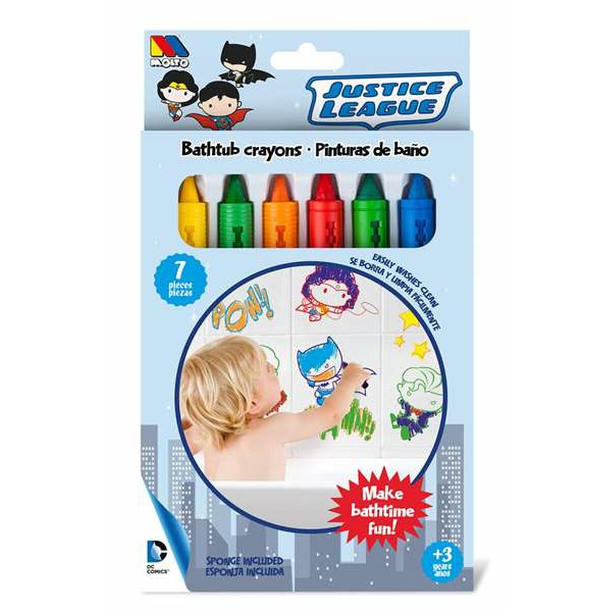 Moltó Coloured crayons 17747 Bath & Shower – Produktansicht 1