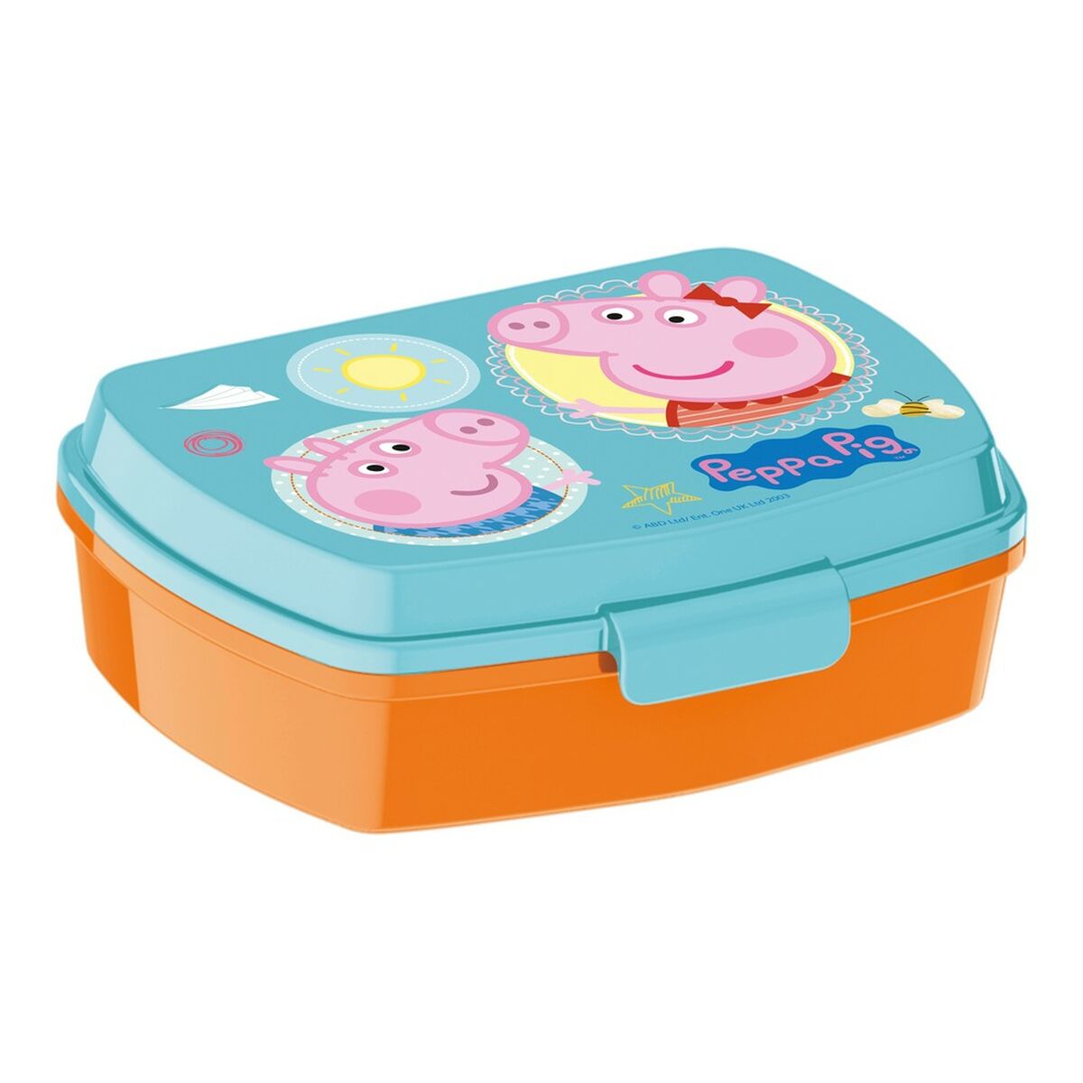 Sandwich Box Peppa Pig Having fun Kunststoff Light Rosa (17 x 5.6 x 13.3 cm) – Produktbild 1
