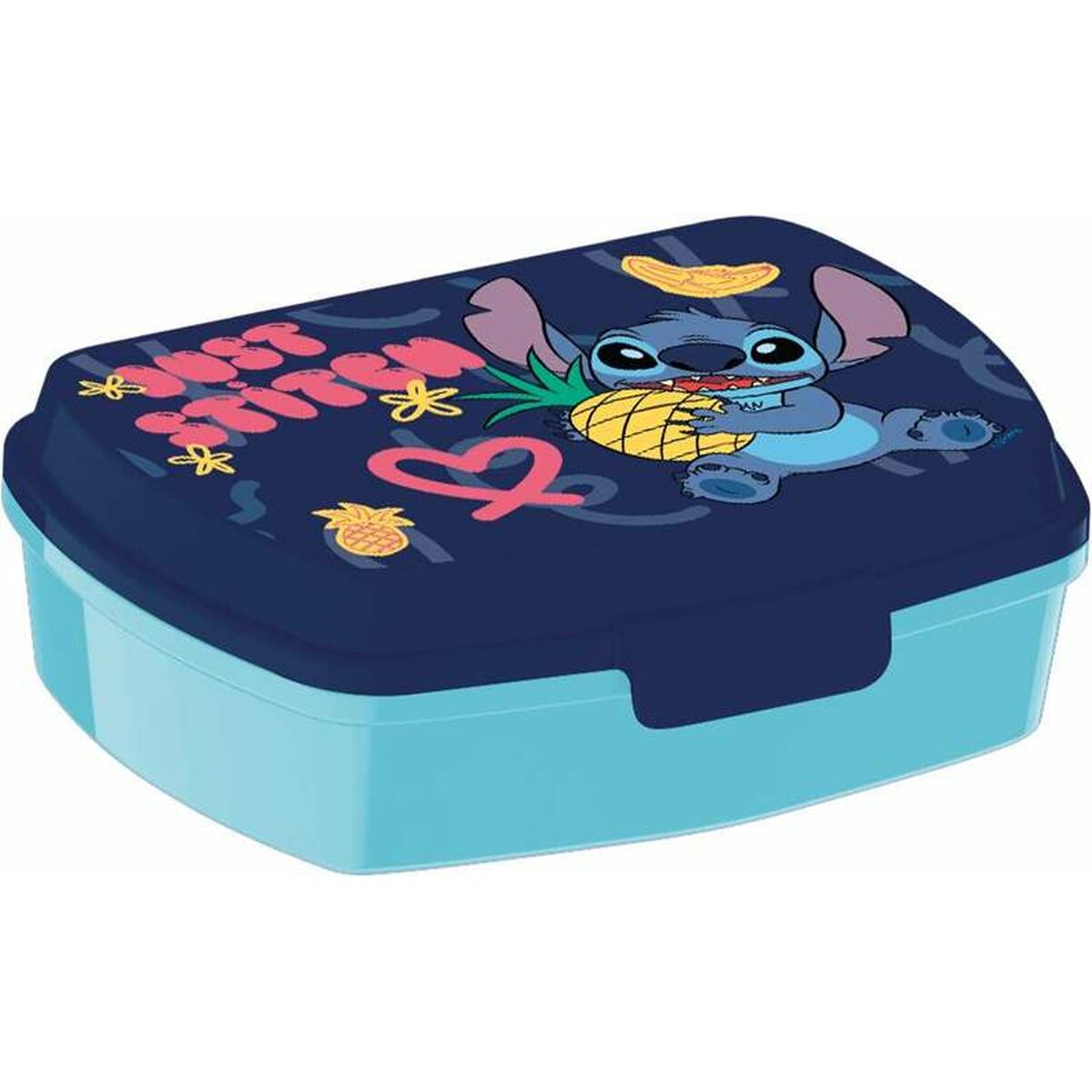 Stitch Brotdose Sweet Blau Lilac Polyester Rectangular – Produktansicht 1