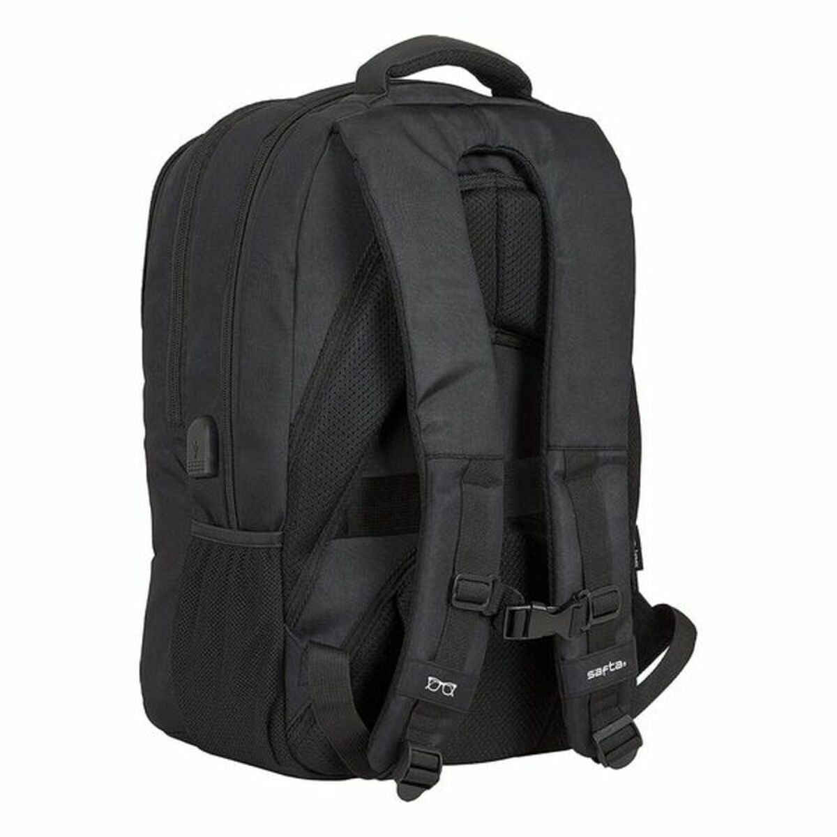 Rucksack für Notebook & Tablet mit USB Ausgang Safta 15,6'' Schwarz 30 x 43 x 16 cm – Ansicht 9