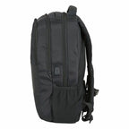 Rucksack für Notebook & Tablet mit USB Ausgang Safta 15,6'' Schwarz 30 x 43 x 16 cm – Ansicht 7