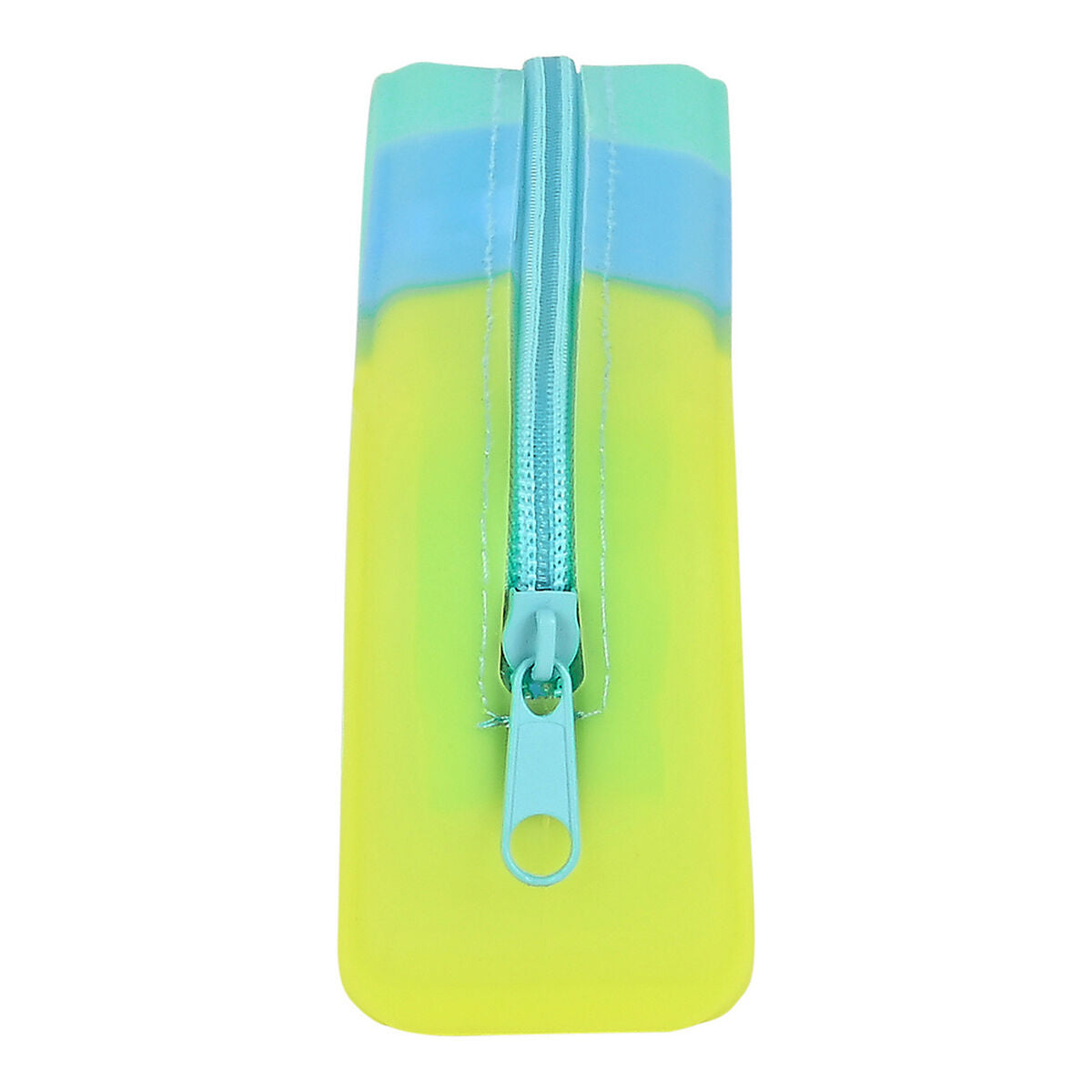 Safta Federmäppchen Blau Grün Gelb – Silicone – Ansicht 2