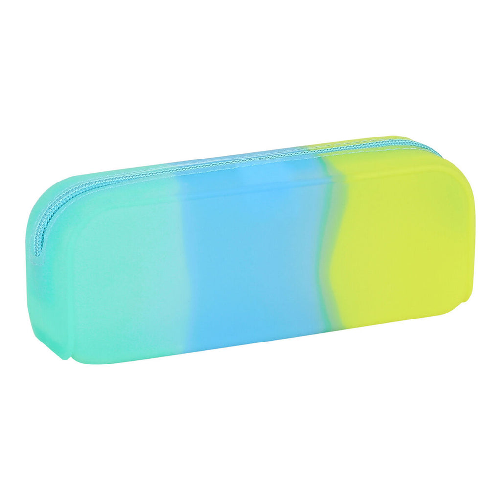 Safta Federmäppchen Blau Grün Gelb – Silicone – Ansicht 4