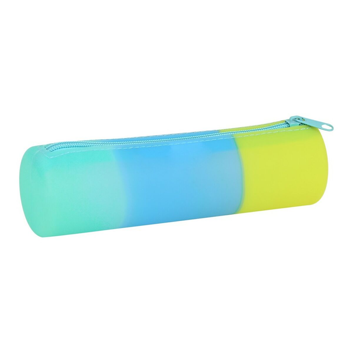 Safta Cylindrical Federmäppchen Blau Grün Gelb – Ansicht 4